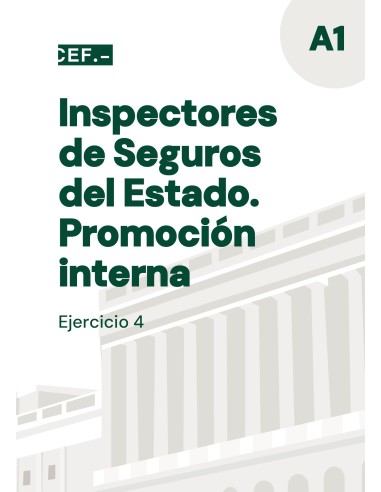 Inspección de Seguros del Estado. Promoción interna. Ejercicio 4