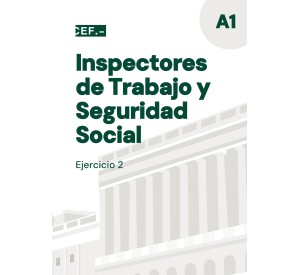 Inspección de Trabajo y Seguridad Social. Ejercicio 2
