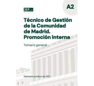 Técnico de Gestión de la Comunidad de Madrid. Promoción interna. Temario general