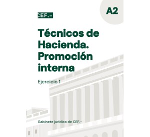 Técnico de Hacienda. Ejercicio 1. Promoción interna
