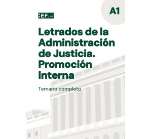 Letrados de la Administración de Justicia. Promoción interna. Temario completo