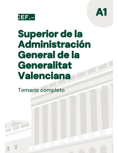 Superior de la Administración General de la Generalitat Valenciana. Temario completo